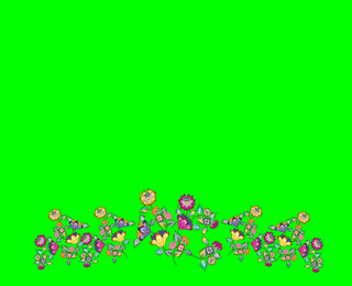Chintz Floral 2 yard panel design