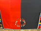 Never Forget By George Levi Red and Black 2 yard panel