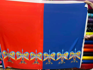 Red Blue Waterbird