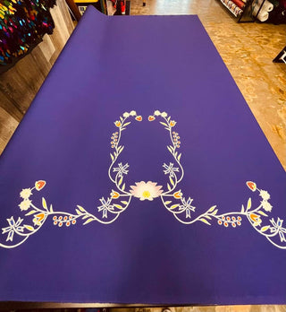 Floral Border with Lotus and Strawberries