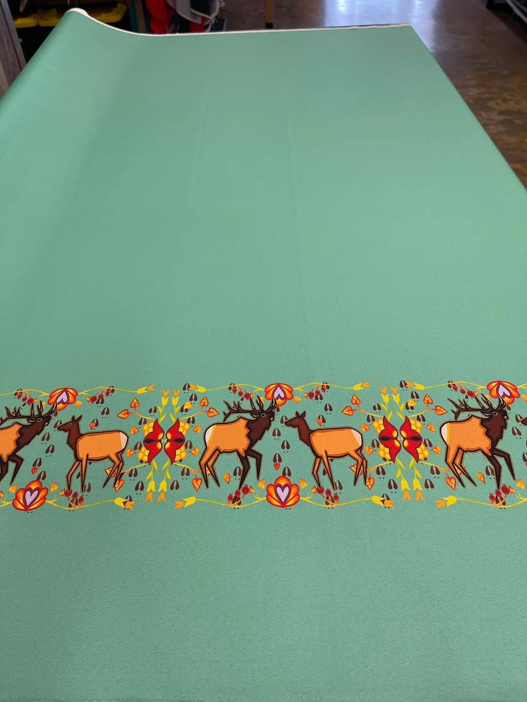 Buck and Doe design Fabric by Paula TopSky Houtz
