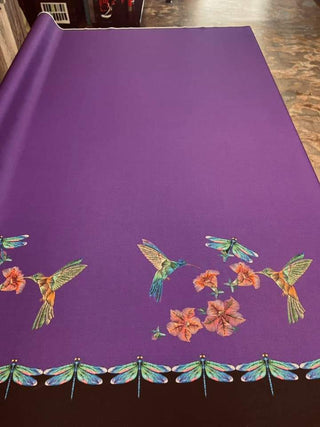 Humming Bird Floral Border