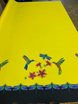 Humming Bird Floral Border