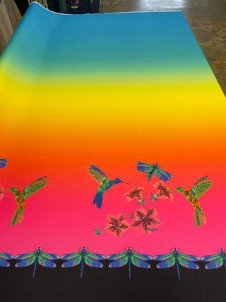 Humming Bird Floral Border