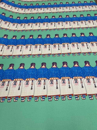 Ladies Border Print by George Levi