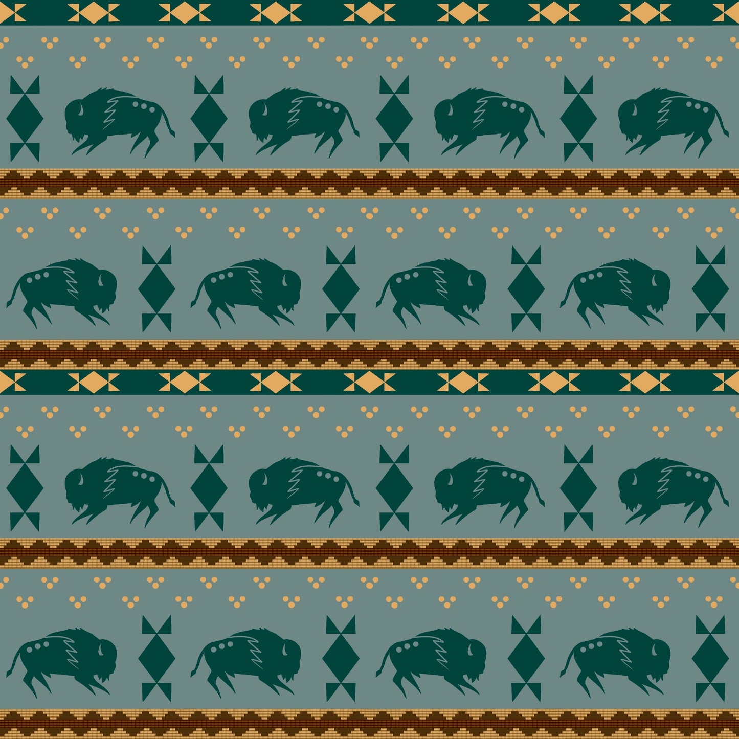 Buffalo Design by Paula TopSky Houtz