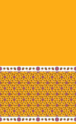 Strawberry Design Fabric by Paula TopSky Houtz