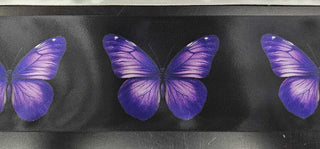 Purple Butterfly 3" Satin Ribbon