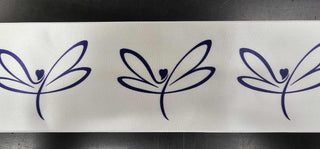 Purple Butterfly 3" Satin Ribbon