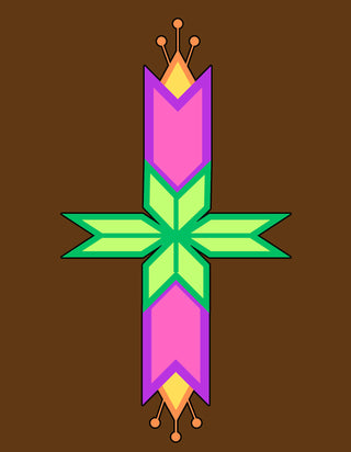 Geometric Floral Design