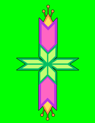 Geometric Floral Design