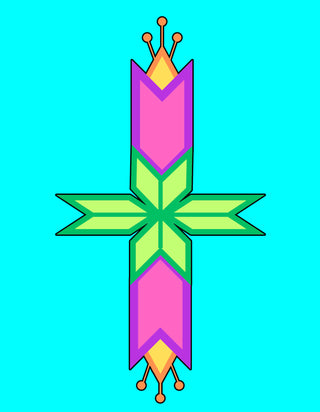Geometric Floral Design
