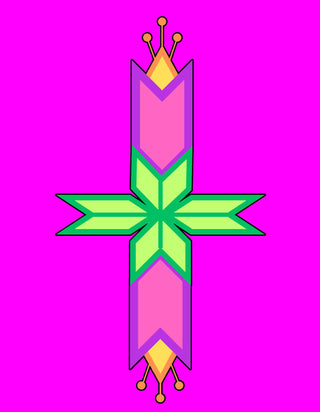 Geometric Floral Design
