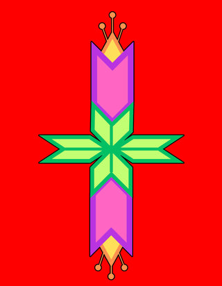 Geometric Floral Design