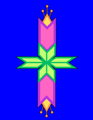 Geometric Floral Design