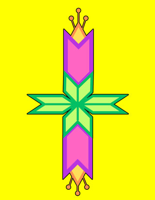 Geometric Floral Design