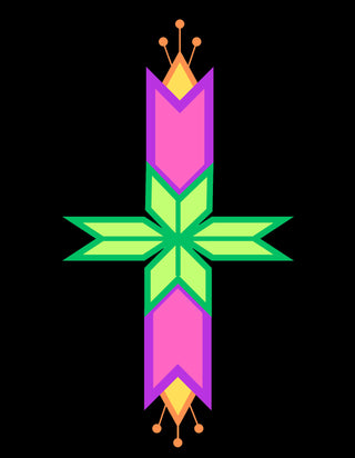 Geometric Floral Design