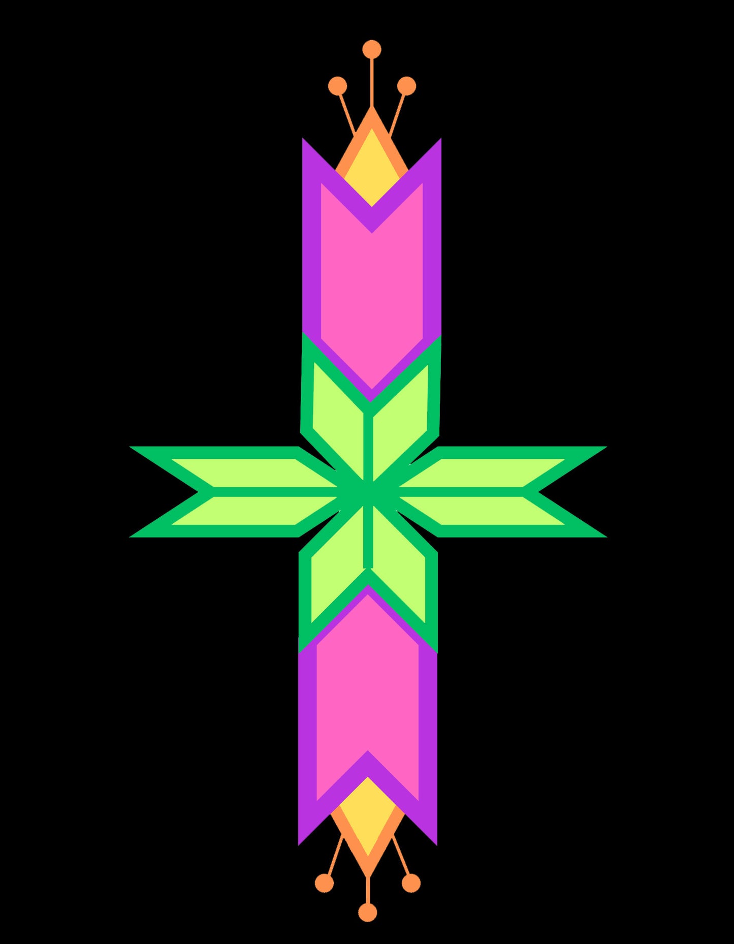 Geometric Floral Design