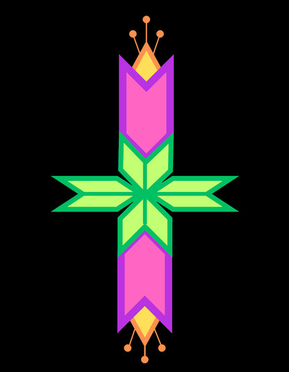 Geometric Floral Design