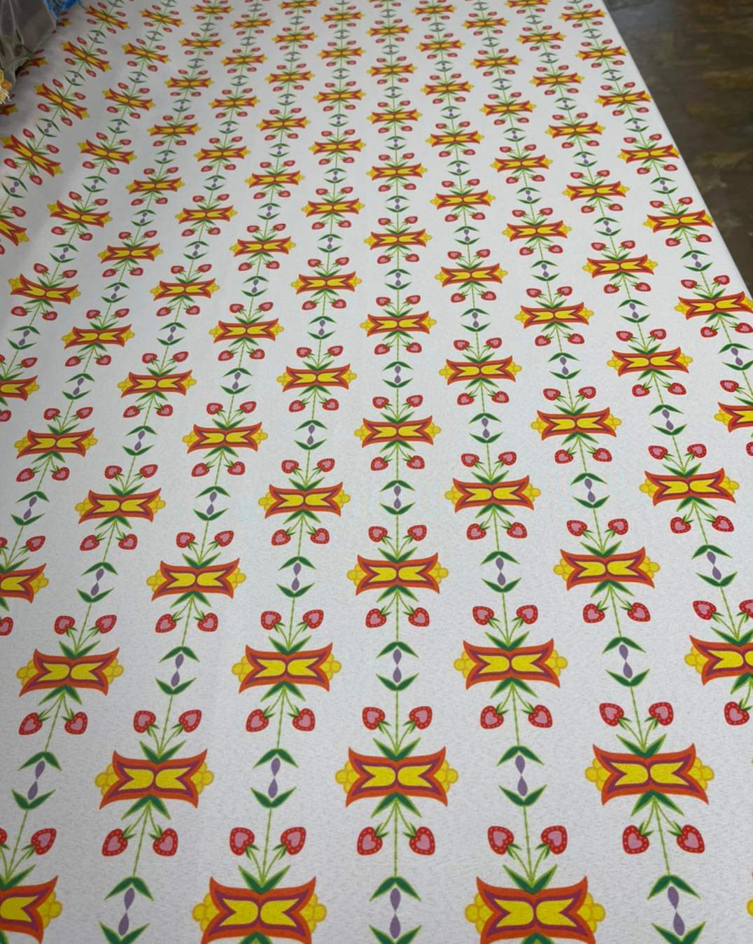 Geometric All over design Fabric by Paula TopSky Houtz