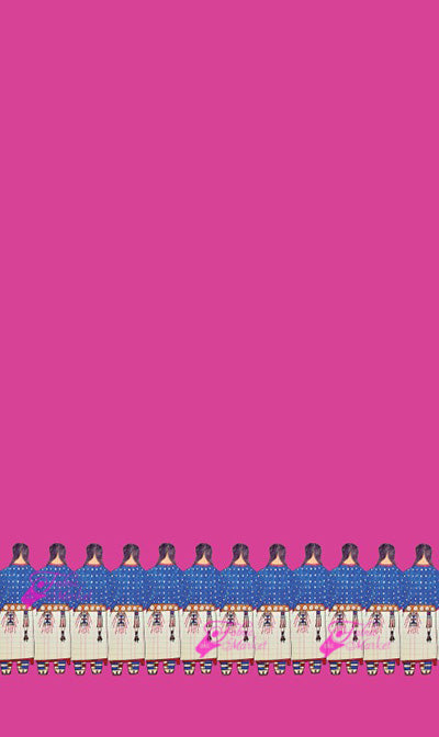 Ladies Border Print by George Levi