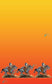 Running Horses Orange Gradient