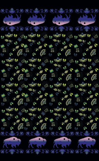 Buffalo Design Fabric by Paula TopSky Houtz
