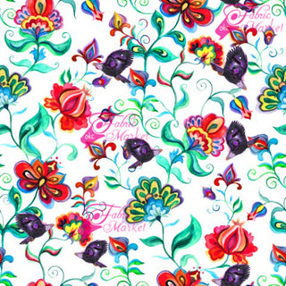 Floral with Eagle