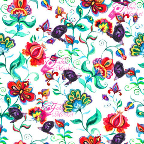 Floral with Eagle
